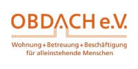 OBDACH e.V. Wohnung+Betreuung+Beschäftigung für alleinstehende Menschen Logo