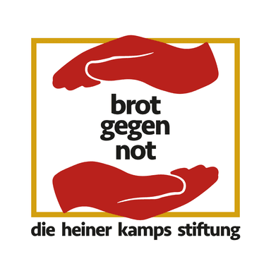 Brot gegen Not. Die Heiner Kamps Stiftung Logo